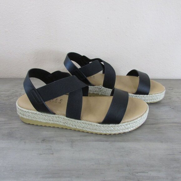Journee Collection Women's 7 Tru Comfort Foam Caroline Sandal - Black - Picture 1 of 3